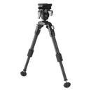 Vanguard EQ-PRECISION 1QSC Carbon Fiber Gun Bipod with Ball Head & Pic Rail Mount – Ideal for Hunting and Target Shooting - Height:-22-27cm