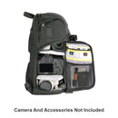 Vanguard Mochila Veo Adaptor S41 Black Modern Camera Backpack w/ USB Port