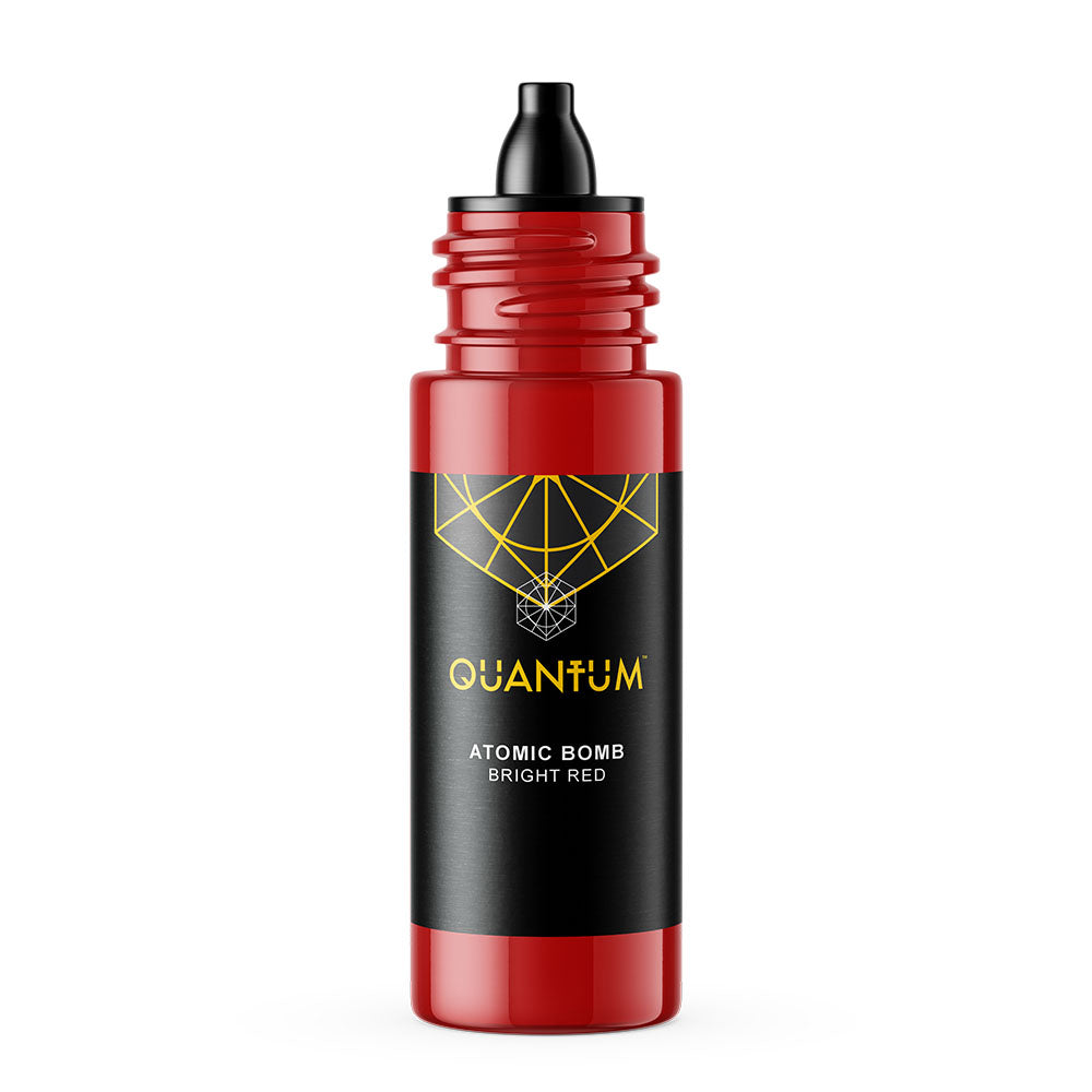 Quantum Premium Tattoo Ink - 1oz Atomic Bomb (Bright Red) 30ml