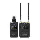 CKMOVA UHF Dual-Channel Wireless Mic System 2 X Transmitters with Audio Recorders & 1X Receiver VOCAL-MV4