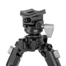 Vanguard Equalizer 3QS A Aluminium Gun Bipod with Quick-Release Pic Rail Adapter – Extended Height Shooting Support (31.8–67.3cm)