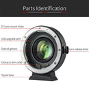Viltrox Lens Adaptor - Canon EF & EF-S lens to Canon EOS M Camera +1 f-stop