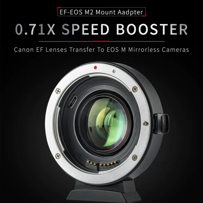 Viltrox Lens Adaptor - Canon EF & EF-S lens to Canon EOS M Camera +1 f-stop