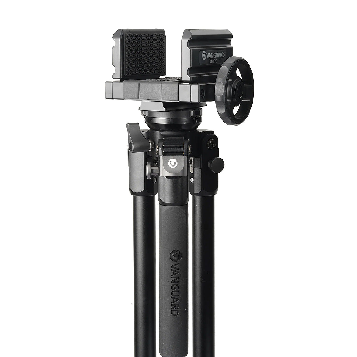 Vanguard Endeavor L 263AGM Aluminium Hunting/Shooting Tripod with GM-70 Rifle/Gun Clamp (12kg Load Capacity)