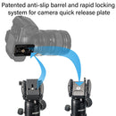 Jenova PRO.J 25Kg Capacity Hexagon Leg Aluminium Tripod with Reversable Spike Feet-35680BK