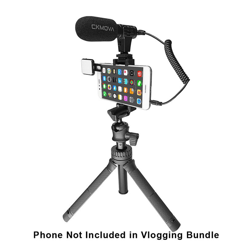 CKMOVA Vlogger Bundle for Smartphone and DSLR/Mirrorless Camera - MST3