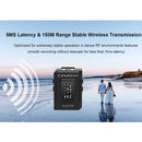 CKMOVA Dual Channel Wireless Mic System, 1 Transmitter, 1 Receiver -VOCAL-XV1