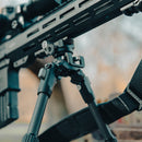 Vanguard EQUALIZER 2QS C Carbon Fiber Pivoting Bipod with Picatinny Rail Height:25-35.5cm