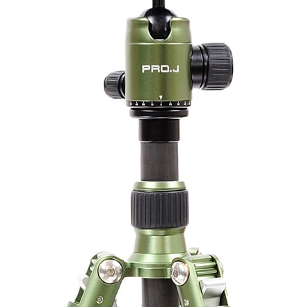 Jenova PRO.J Professional Carbon Fibre Tripod 15kg Capacity Green 45872GN