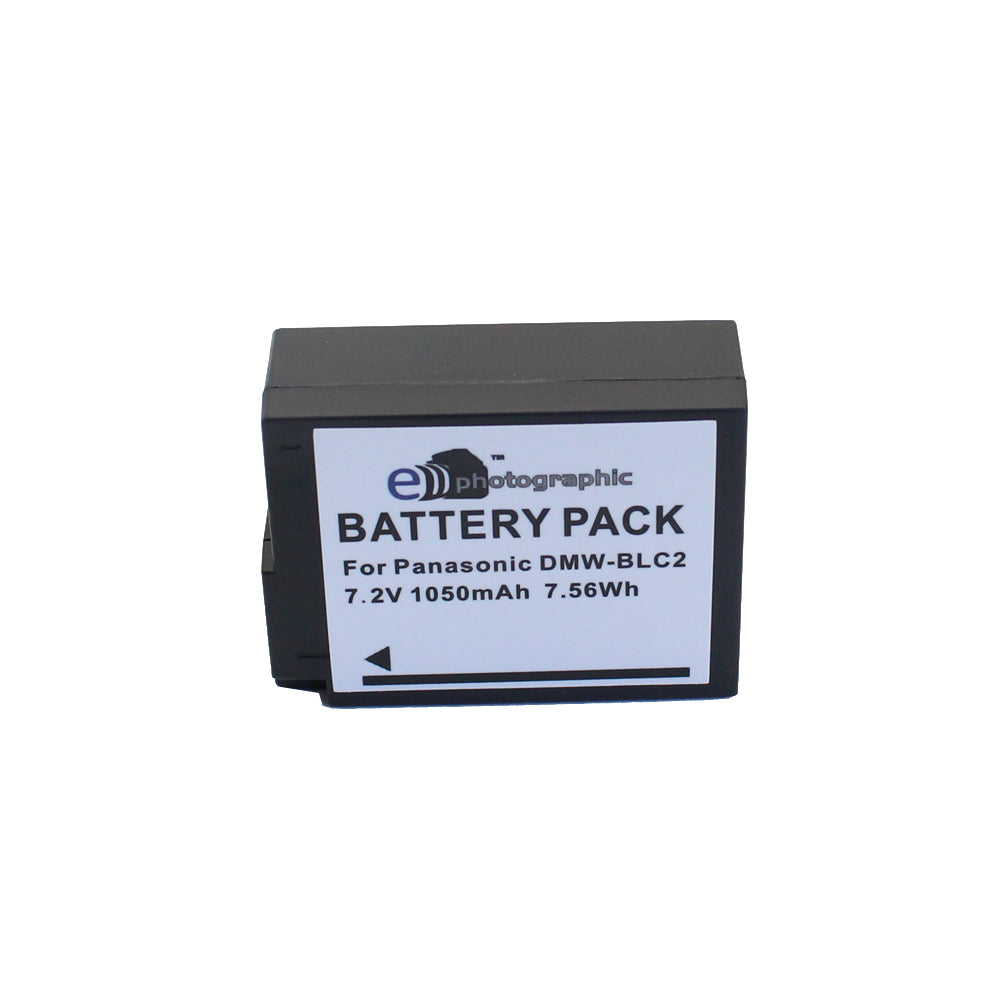 E-Photographic DMW-BLC12 PRO 1050mAh Lithium Battery for Panasonic Lumix Cameras