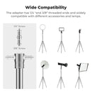 K&F Concept 280cm Portable Stainless Steel Light Stand; Load Capacity 8kgs - KF34.044