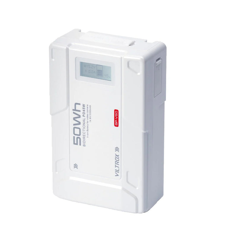 Viltrox V-Mount 50Wh Lithium V-Lock Battery with PD45W Fast Charging