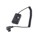 E-Photographic D-Tap to NP-F550 Coiled Dummy Battery Cable