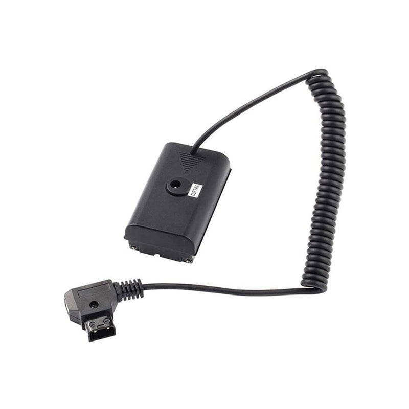 E-Photographic D-Tap to NP-F550 Coiled Dummy Battery Cable