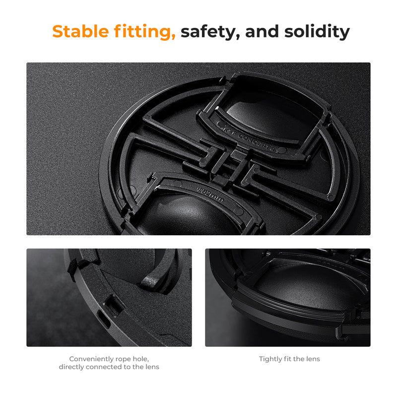 K&F Concept 82mm Lens Cap & String