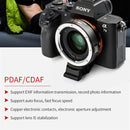 Viltrox Auto Focus Adapter, Canon EF lenses - SONY E-Mount Cameras +1 f-stop