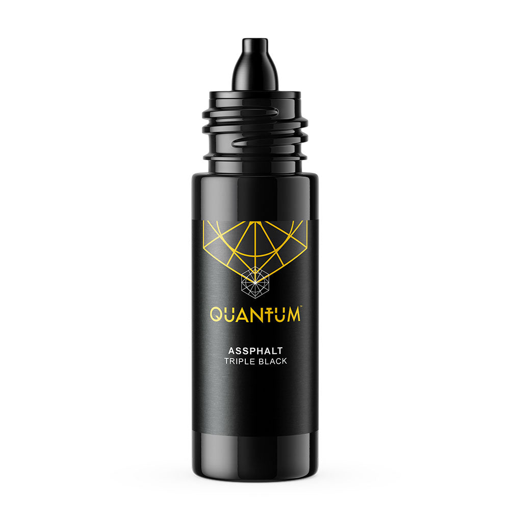 Quantum Tattoo Ink - 4oz Assphalt Black (Triple Black) 120ml