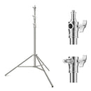 K&F Concept 280cm Portable Stainless Steel Light Stand; Load Capacity 8kgs - KF34.044