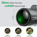K&F Concept 12X50 Compact Monocular IP65 Water Resistant BAK4 Prisms & FMC Coatings