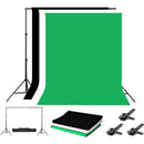 Visico Photography PRO 2,8 X 3m Studio Backdrop Kit 3 X Muslins-VS-B807E