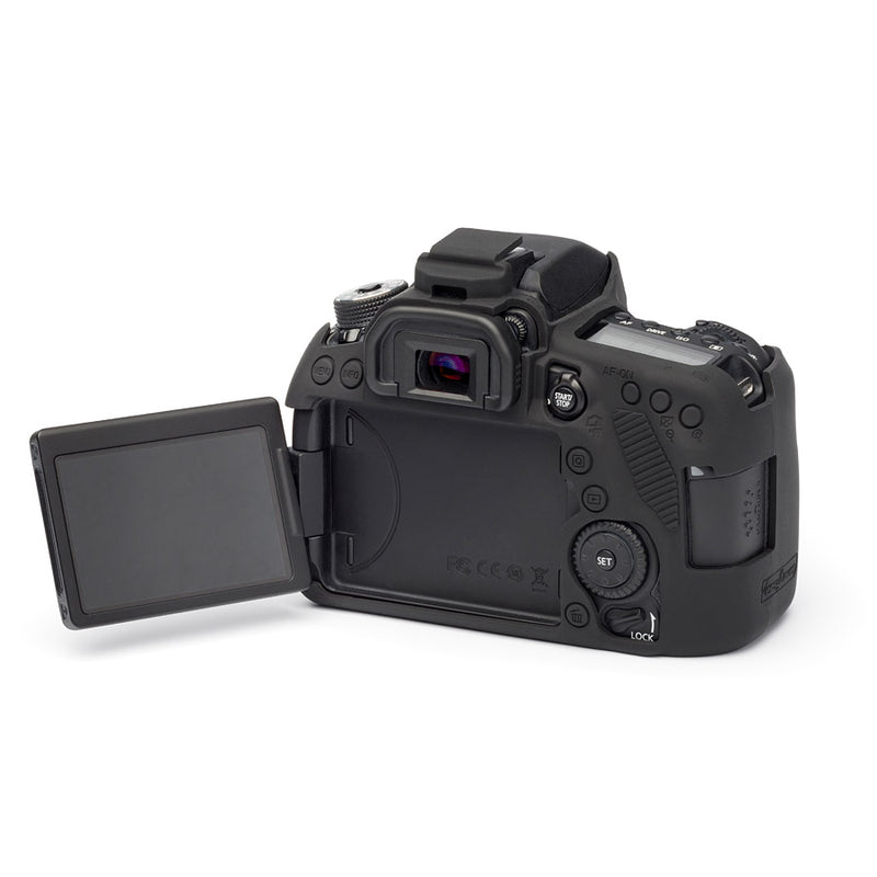 easyCover PRO Silicone Case Canon 80D Black (ECC80DB)