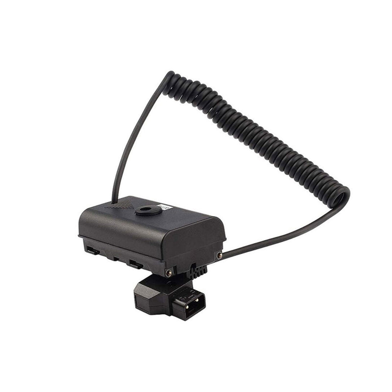 E-Photographic D-Tap to NP-F550 Coiled Dummy Battery Cable