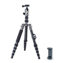 Vanguard Veo 3 Go 235AB Aluminum Travel Tripod/Monopod - Ball Head & Bluetooth