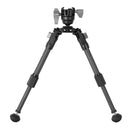 Vanguard EQ-PRECISION 1QSC Carbon Fiber Gun Bipod with Ball Head & Pic Rail Mount – Ideal for Hunting and Target Shooting - Height:-22-27cm