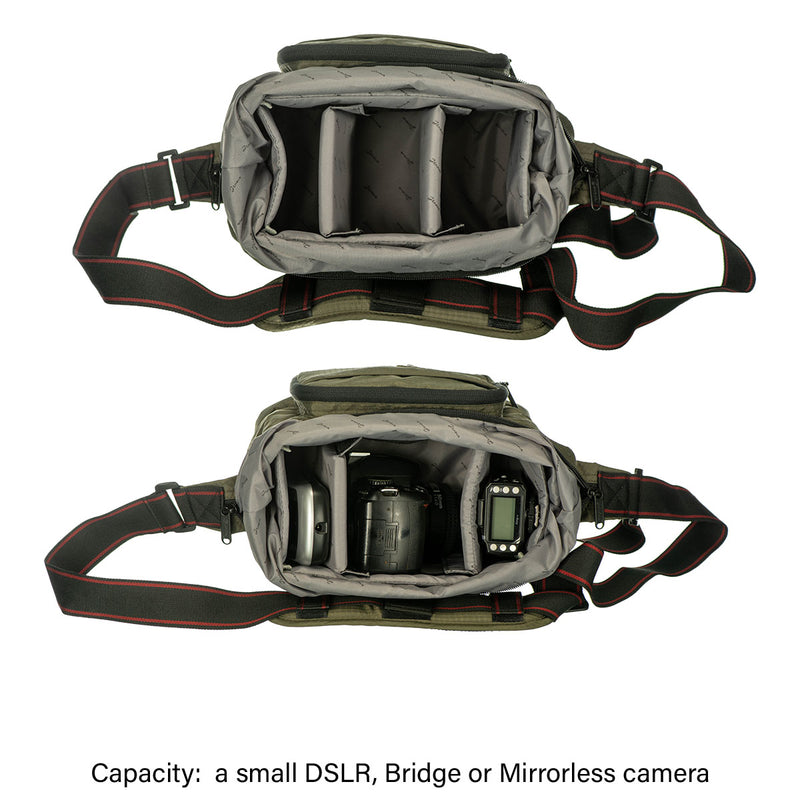 Jenova Milano Series Professional Camera Sling Bag Medium Green - 01115GN