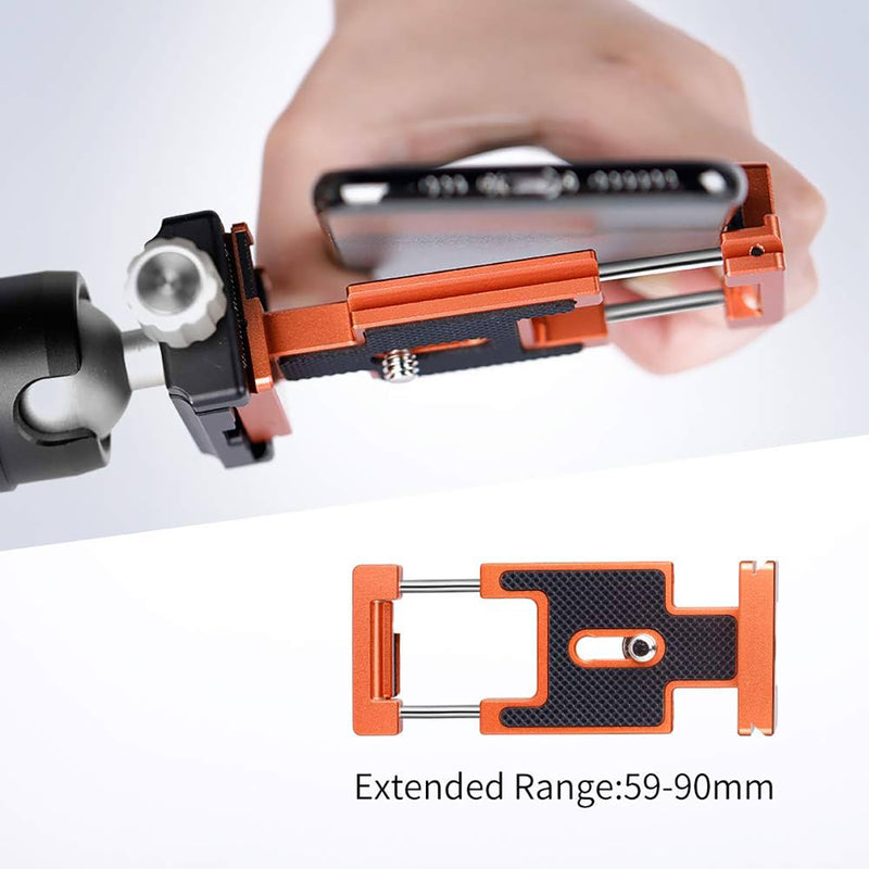 K&F Magic-Plate 2-in-1 Quick Release Plate for Cameras & Smartphones