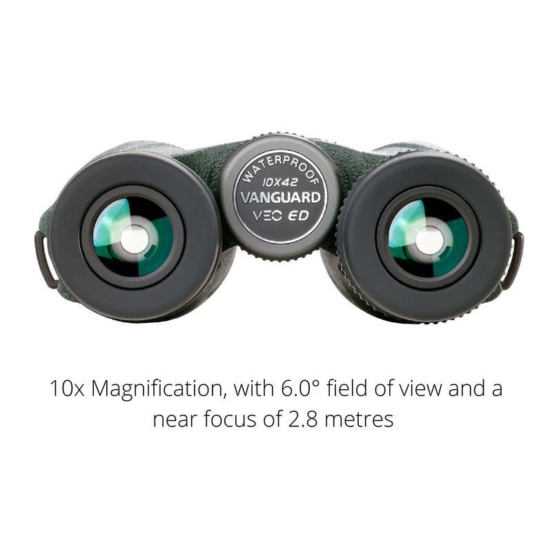 Vanguard VEO ED 10x42 Carbon Binoculars Waterproof and Nitrogen Perched