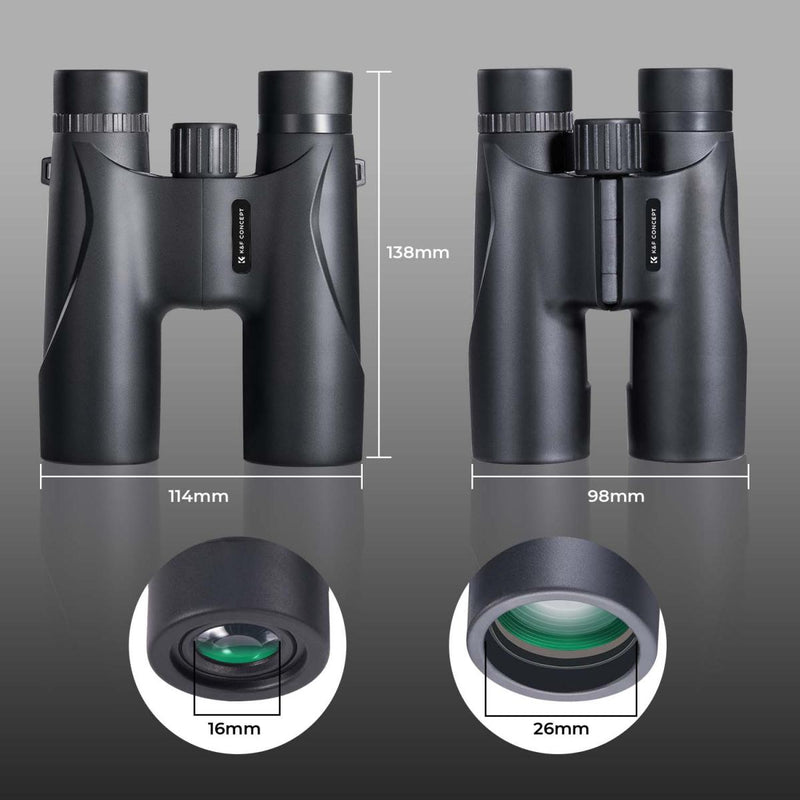 K&F Concept 12x32 BAK4 Binoculars German Schott AG Superior Optics-KF33-071