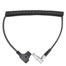 E-Photographic D-Tap to 2-Pin LEMO Male Coiled Power Cable