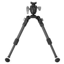 Vanguard EQ-PRECISION 1QSC Carbon Fiber Gun Bipod with Ball Head & Pic Rail Mount – Ideal for Hunting and Target Shooting - Height:-22-27cm