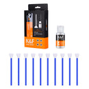 K&F Concept 10 Swab 16mm APS-C Camera Sensor Cleaning Kit + 20ml Cleaning Fluid