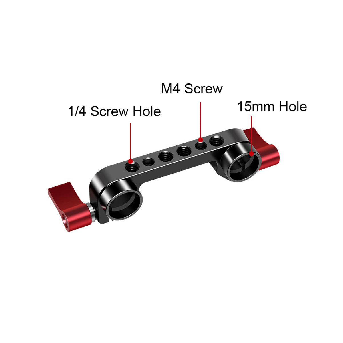 E-Photographic V-Lock Battery Mounting Plate with Clamp for Camera Rigs