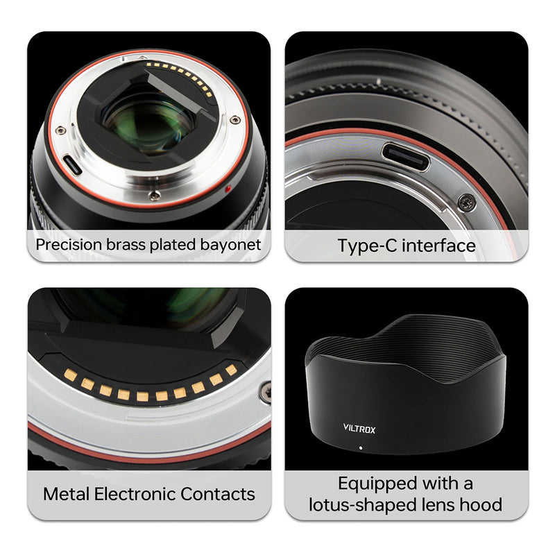 Viltrox Auto Focus 75mm f1.2 E PRO Prime Lens for Sony E-Mount VL-AF7512-E