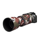 easyCover Lens Oak for Canon RF 100-400mm F/5.6-8 IS USM - Green Camouflage | Neoprene Lens Cover