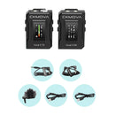 CKMOVA Dual Channel Wireless Mic System, 1 Transmitter, 1 Receiver -VOCAL-XV1