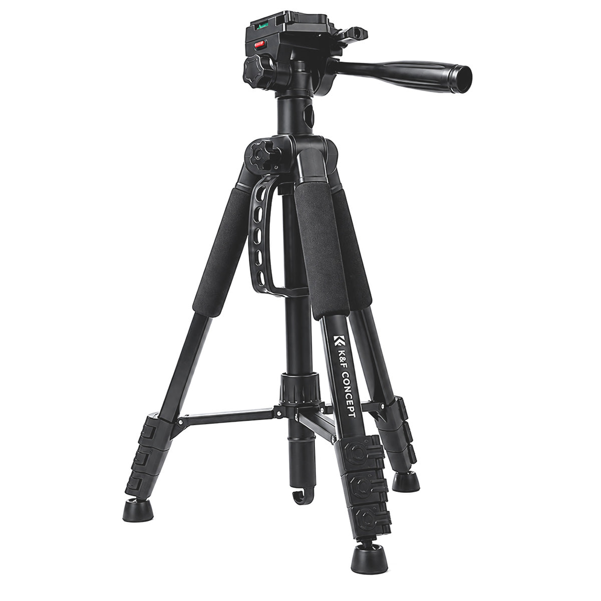 K&F Concept S254A3 Overhead Tripod/Monopod with BV07 Fluid Video Head - KF09-184