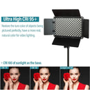 Viltrox 50 Watt VL-D640T PRO LED Studio Light with Barn Doors 3300-5600K