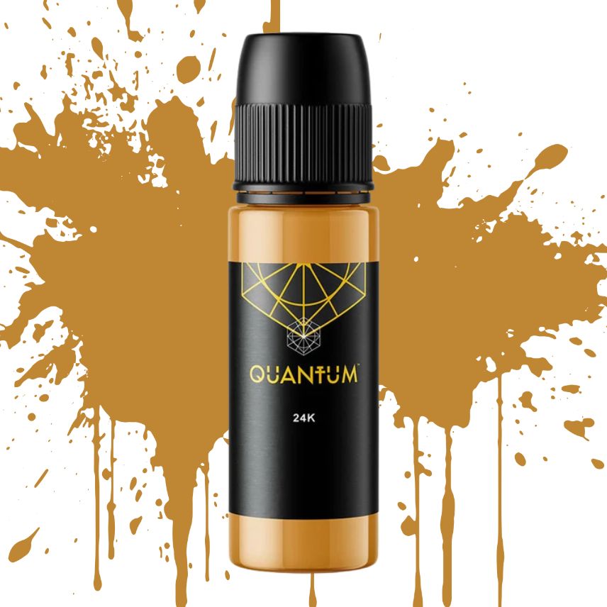 Quantum Premium Tattoo Ink - 1oz 24K Gold (30ml)