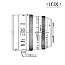 Irix 30mm T1.5 Manual Focus PRO Cinema Lens for Fuji X-Mount Cameras - Metric Markings