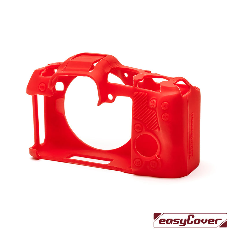 easyCover PRO Silicon Protective Camera Case for Canon R8 Red - ECCR8R