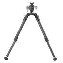 Vanguard EQ-PRECISION 2QSC Carbon Fiber Gun Bipod with Ball Head & Pic Rail Mount – Ideal for Hunting and Target Shooting - Height:-26.5 to 36.5cm