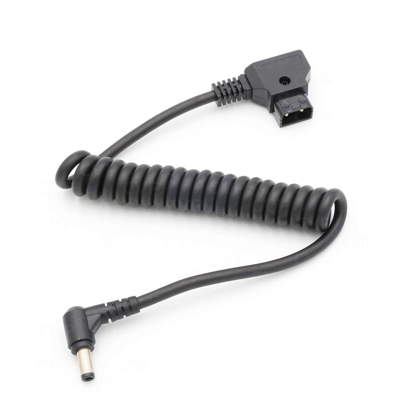 E-Photographic D-Tap to Barrel/DC Coiled Power Cable for Cameras & Devices