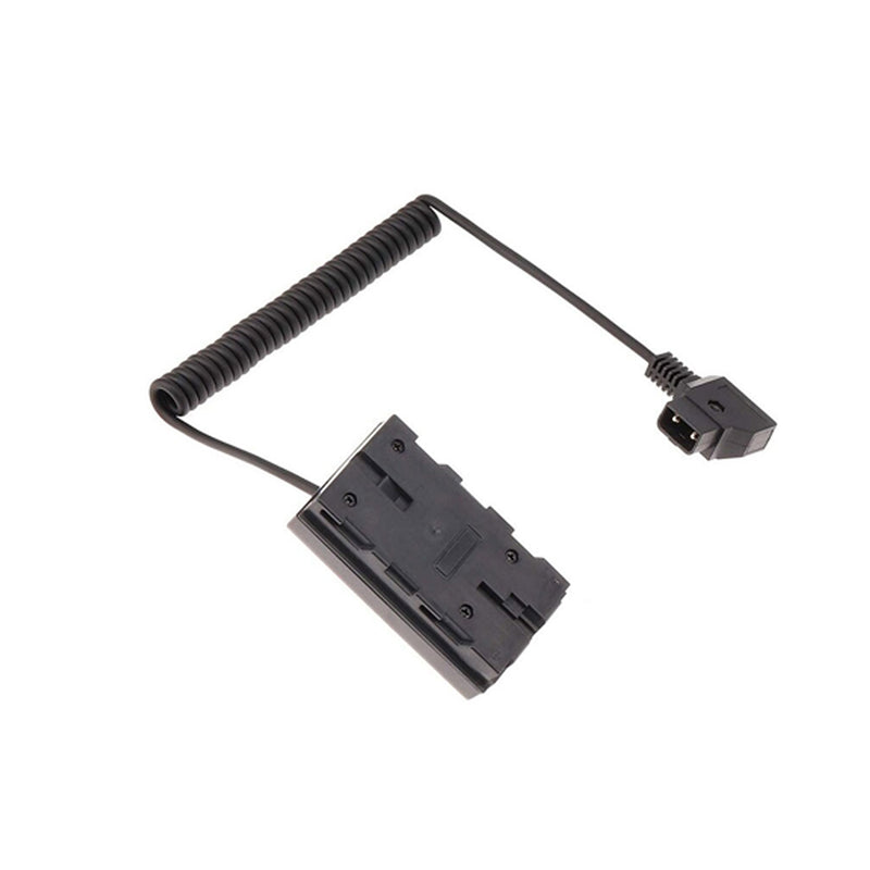 E-Photographic D-Tap to NP-F550 Coiled Dummy Battery Cable
