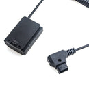 E-Photographic D-Tap to NP-FZ100 Dummy Battery Cable for Sony Mirrorless Cameras