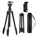 K&F Concept Black & Gold K234A3 Tripod with Bh-36 Head & Phone Holder 1.78m