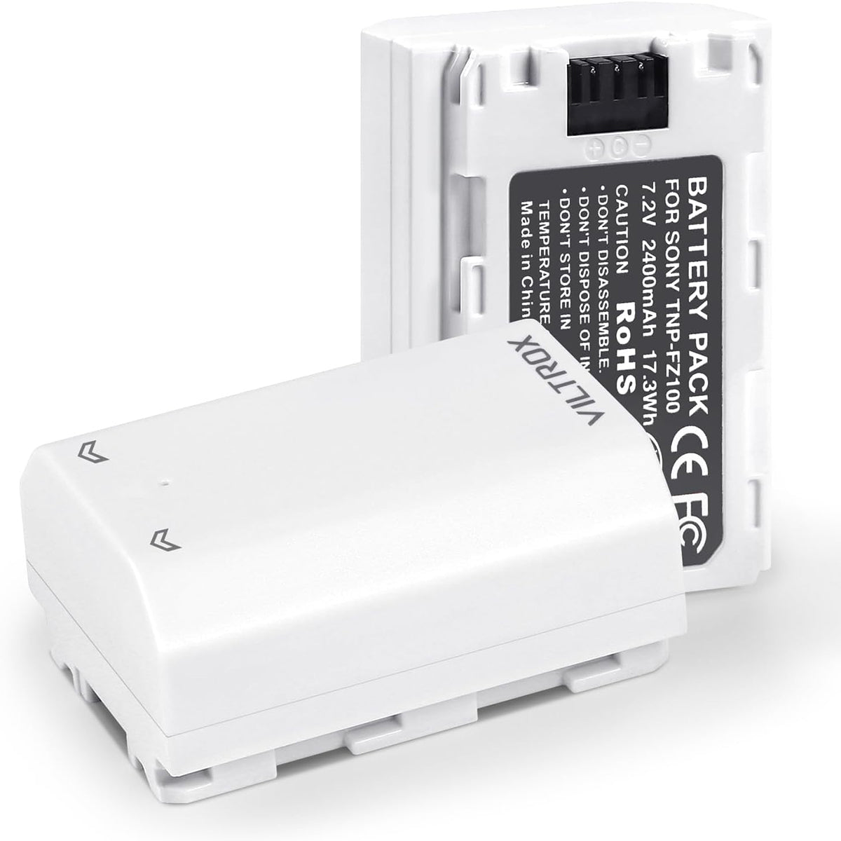 Viltrox TNP-FZ100 2400mAh USB-C Re-Chargeable Lithium-Ion Replacement Battery